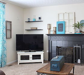 family room ideas decor budget blues vintage, home decor, living room ideas, paint colors