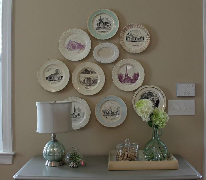 wall art gallery plates, home decor