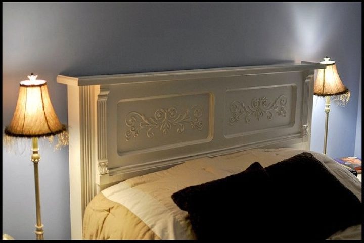 how to repurpose an old piano into a king size headboard