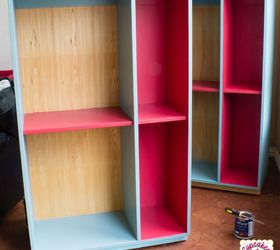 painted furniture cabinet school organization storage, organizing, painted furniture