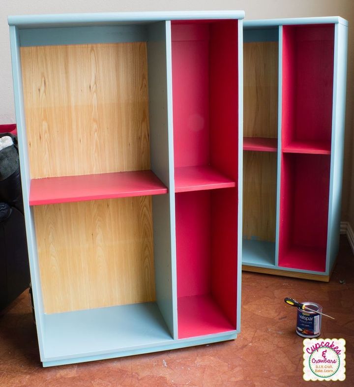 painted furniture cabinet school organization storage, organizing, painted furniture