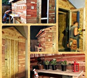 diy shed container garden, container gardening, diy, gardening, outdoor living, woodworking projects