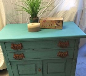 painted furniture wash stand antique transformation, home decor, painted furniture, repurposing upcycling