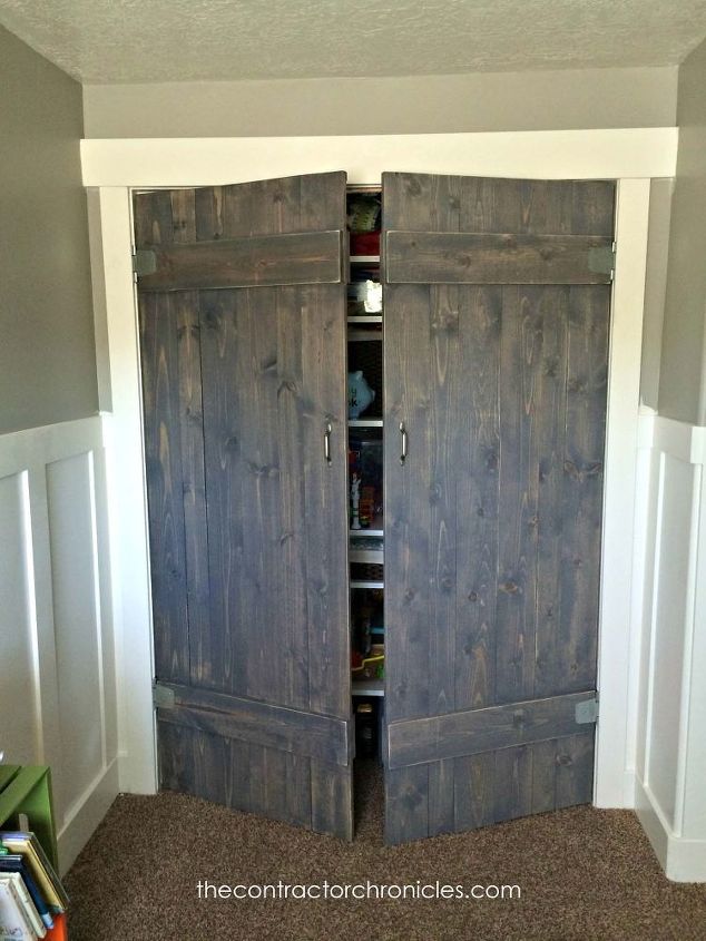 portas de armrio de madeira de celeiro
