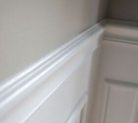 foyer entryway reveal faux wainscoting, foyer, paint colors, painting, wall decor, woodworking projects