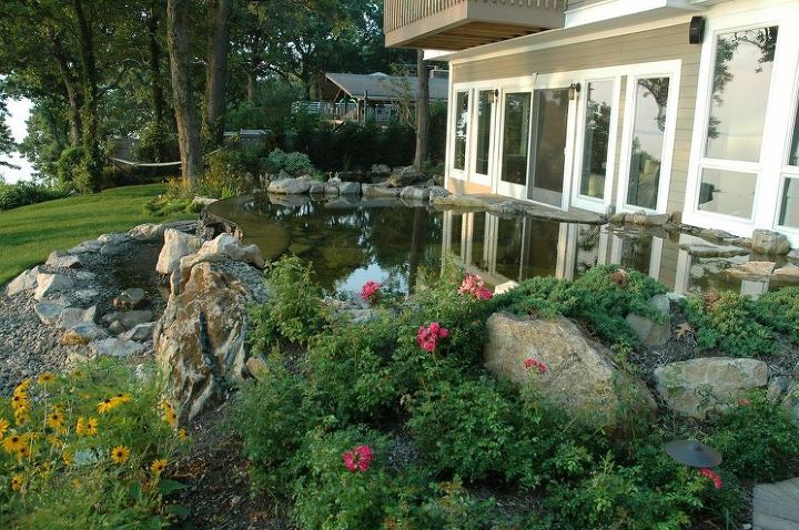 landscaping ponds man made reflections, landscape, outdoor living, ponds water features, Reflecting Pond