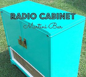 painted furniture radio cabinet martini bar, diy, painted furniture, repurposing upcycling