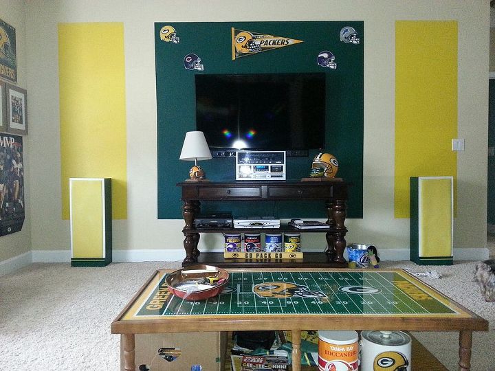 Green Bay Packers Custom Built Coffee Table Hometalk