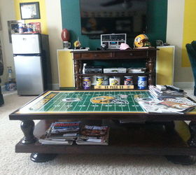 Green Bay Packers Custom Built Coffee Table Hometalk