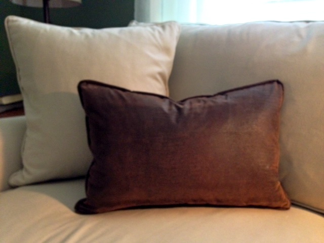 diy pillow faux leather pottery barn knock off, diy, living room ideas