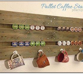 fabulously free coffee station, pallet