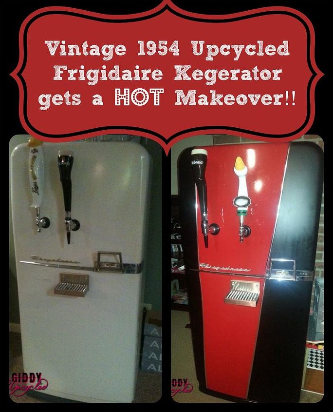 el kegerator frigidaire vintage de 1954 recibe un cambio de imagen caliente