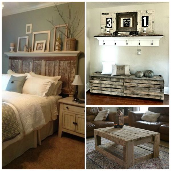 home decor rustic inspiration wood, home decor, rustic furniture, Pallets