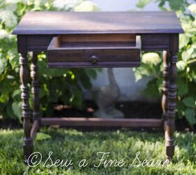 table makeover with ironstone milk paint, home decor, painted furniture