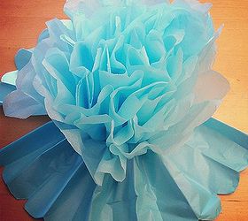 diy giant tissue paper pom flowers, crafts, how to