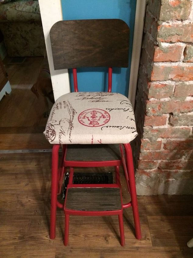 kitchen chair stool, painted furniture