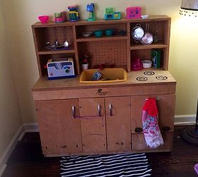 little kitchen makeover, painted furniture
