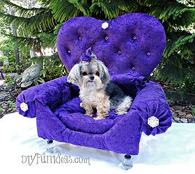 how to make a princess dog bed from an old drawer, diy, home decor, how to, pets animals, shabby chic, reupholster