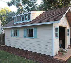 transformed backyard workshop, diy, outdoor living, woodworking projects