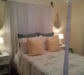 a guest room fit for company, bedroom ideas, home decor, paint colors, painting, reupholster, AFTER