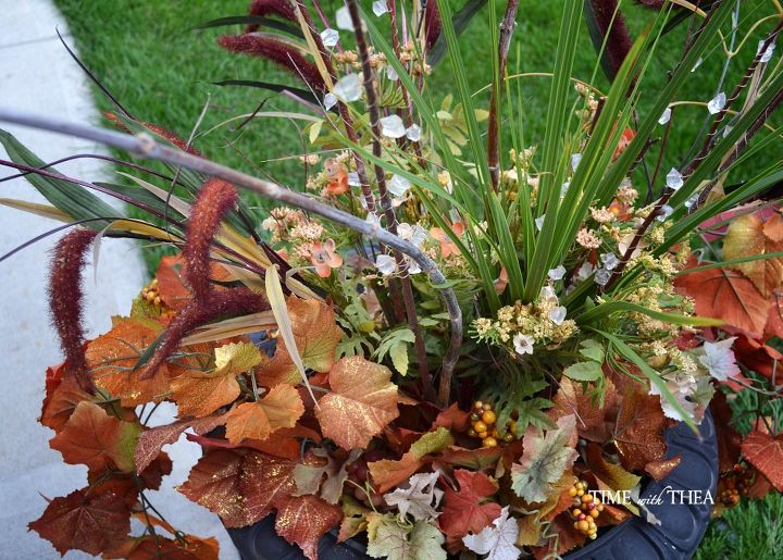 haz un magnfico arreglo floral de otoo para exteriores en cuatro sencillos pasos