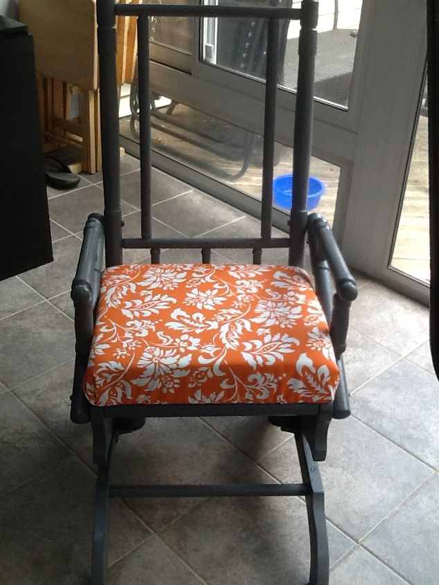 how to keep rocking chair from tipping backward, Painted demon rocker