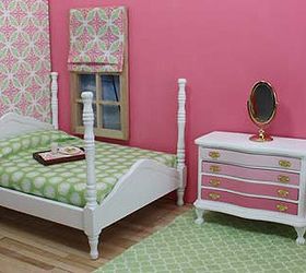 Dollhouse Bedroom With DIY Furniture