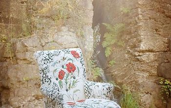 Painted Poppy Chair With SK