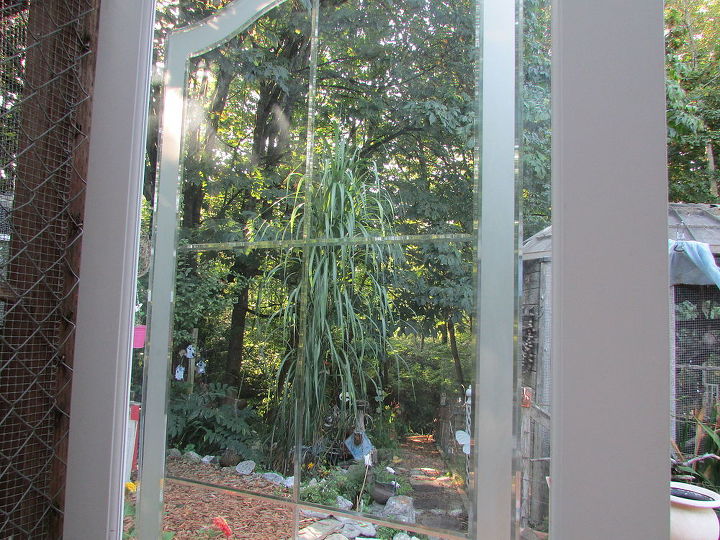 my 5 00 glass door, doors, gardening, repurposing upcycling