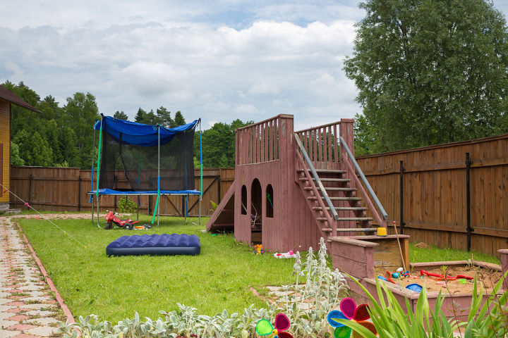 backyard ideas playground flooring, outdoor living