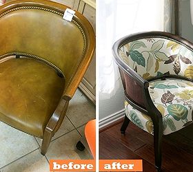 diy how to transform an upholstered chair, how to, painted furniture, reupholster