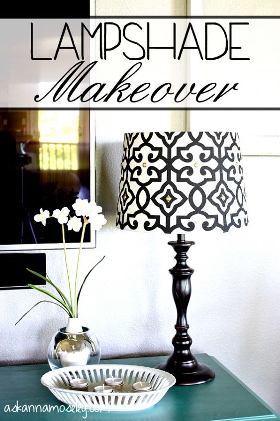 sharpie lampshade makeover, home decor, lighting, repurposing upcycling