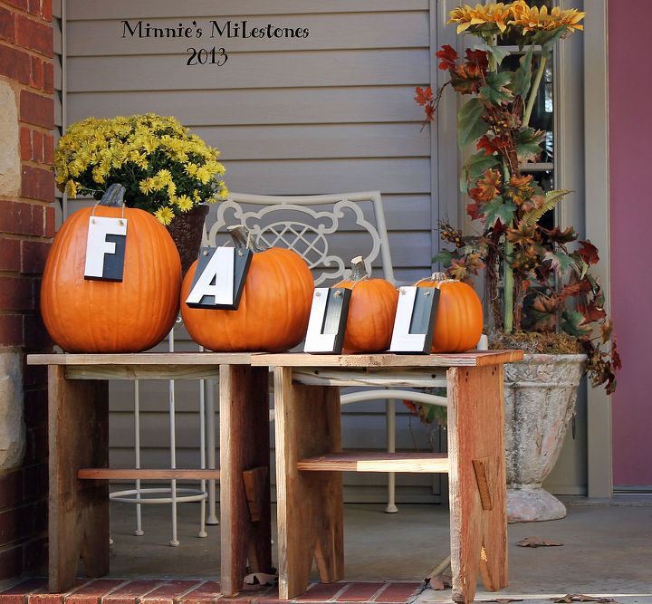 fall outdoor decor, halloween decorations, outdoor living, seasonal holiday decor