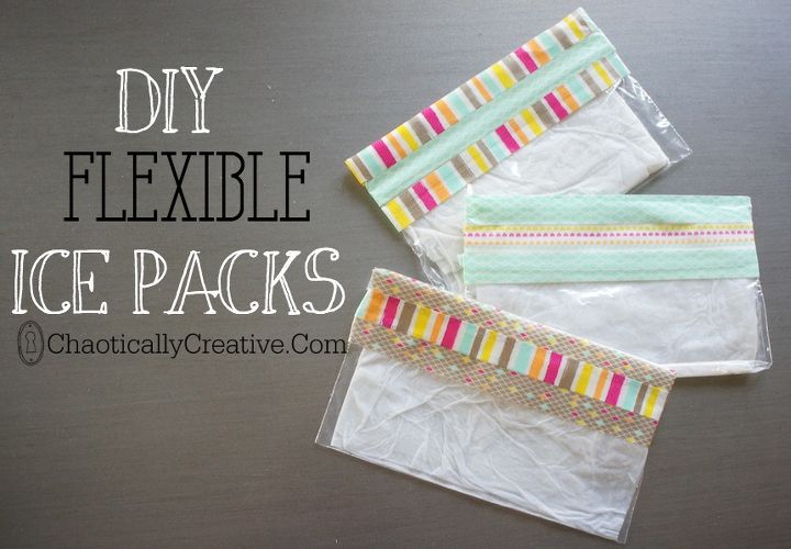 diy ice packs, cleaning tips