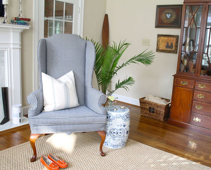 home decor garden seat end table, home decor, living room ideas, repurposing upcycling