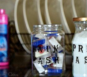diy storage jar dishwasher detergent, crafts, repurposing upcycling