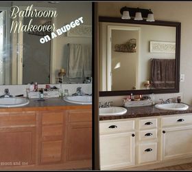 bathroom redo master mini makeover budget, bathroom ideas, home decor