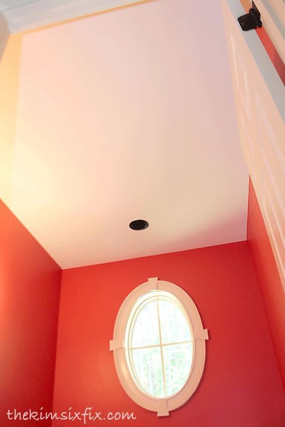 how to wainscot paneling ceiling powder room, bathroom ideas, wall decor, woodworking projects