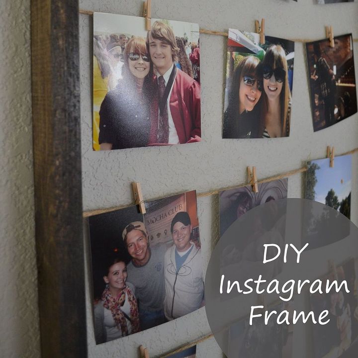 diy instagram display frame, crafts, diy, home decor, wall decor