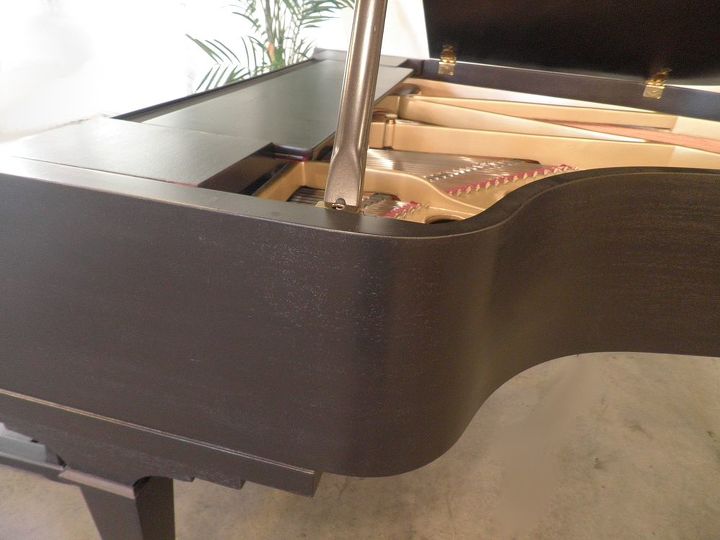 painted funiture grand piano refinish redo, painted furniture, repurposing upcycling