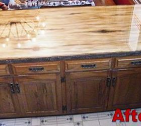 Kitchen Slab Wood Countertops Made From Granicrete Hometalk