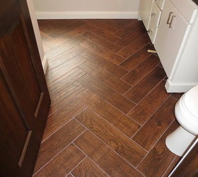 floors faux wood herringbone tile, flooring, tiling