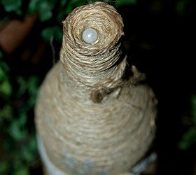 crafts twine wrapped bottles, crafts, home decor, repurposing upcycling