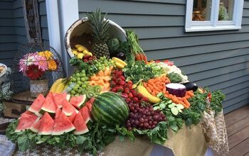 Wedding fruit/veggie display
