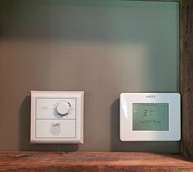 how to hide thermostat unit, how to, wall decor