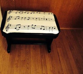 New Music Bench From Old Ottoman