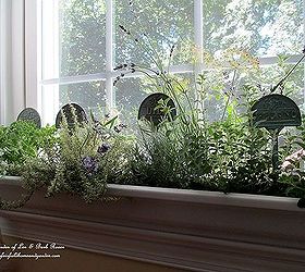 diy windowsill windowboxes from gutters, container gardening, diy, gardening, repurposing upcycling, Fits right on the windowsill