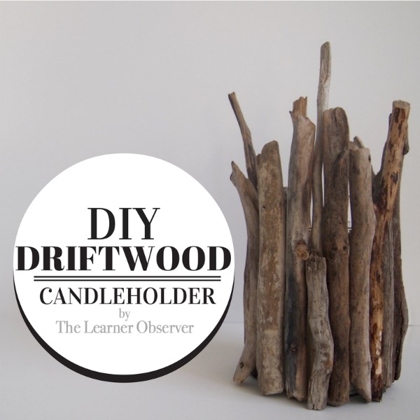 diy driftwood candhe holder, crafts, diy, home decor, repurposing upcycling