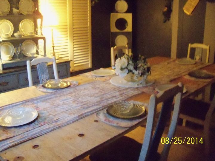 my new dining table made from a shipping crate free, diy, painted furniture, repurposing upcycling, woodworking projects