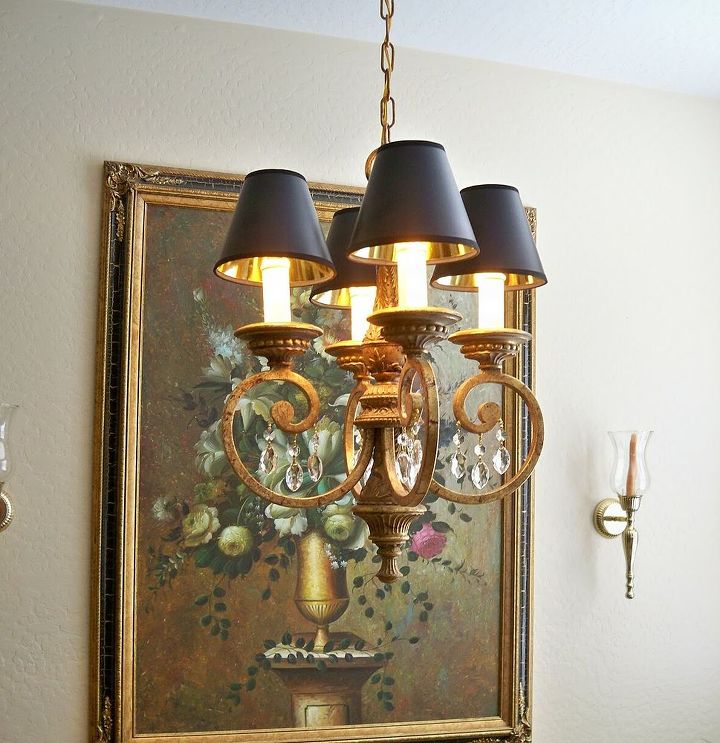 updating the chandy, home decor, repurposing upcycling